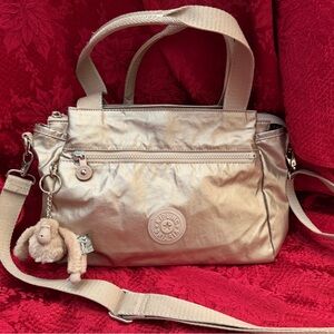 Kipling Elysia Gold Medium Shoulder Bag